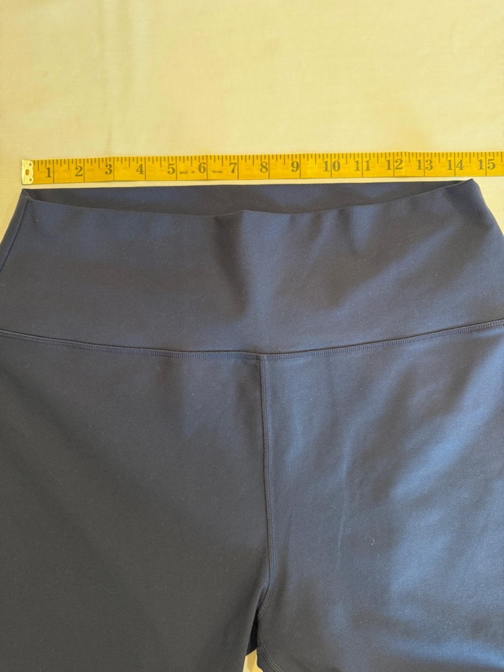 PELOTON Navy Blue Cadent High-Rise Ankle Crop Leggings Bike Cycle XXL ~ Like New - Picture 9 of 13